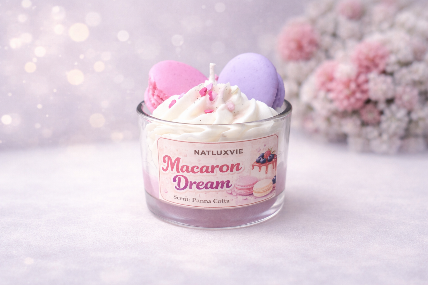 Kerze Macaron Small