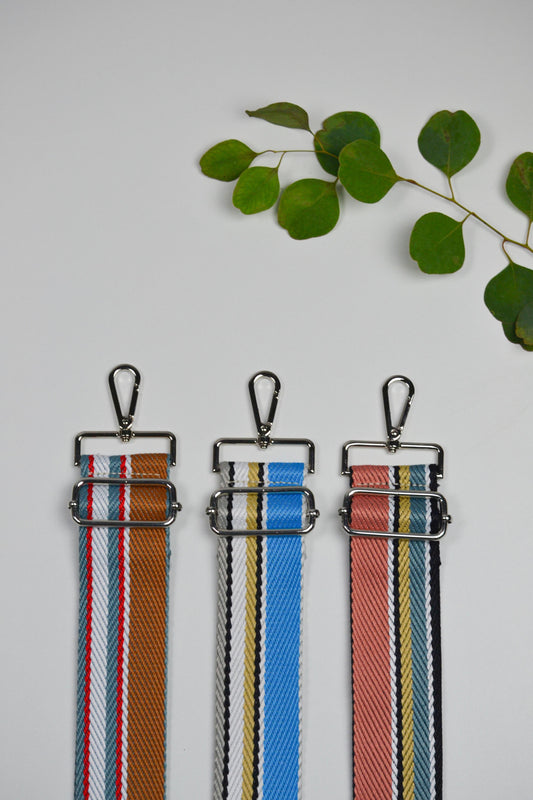 Taschengurte "Streifen" (5cm) - Variation 2