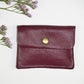 Geldbörse (Leder) - Dunkelrot