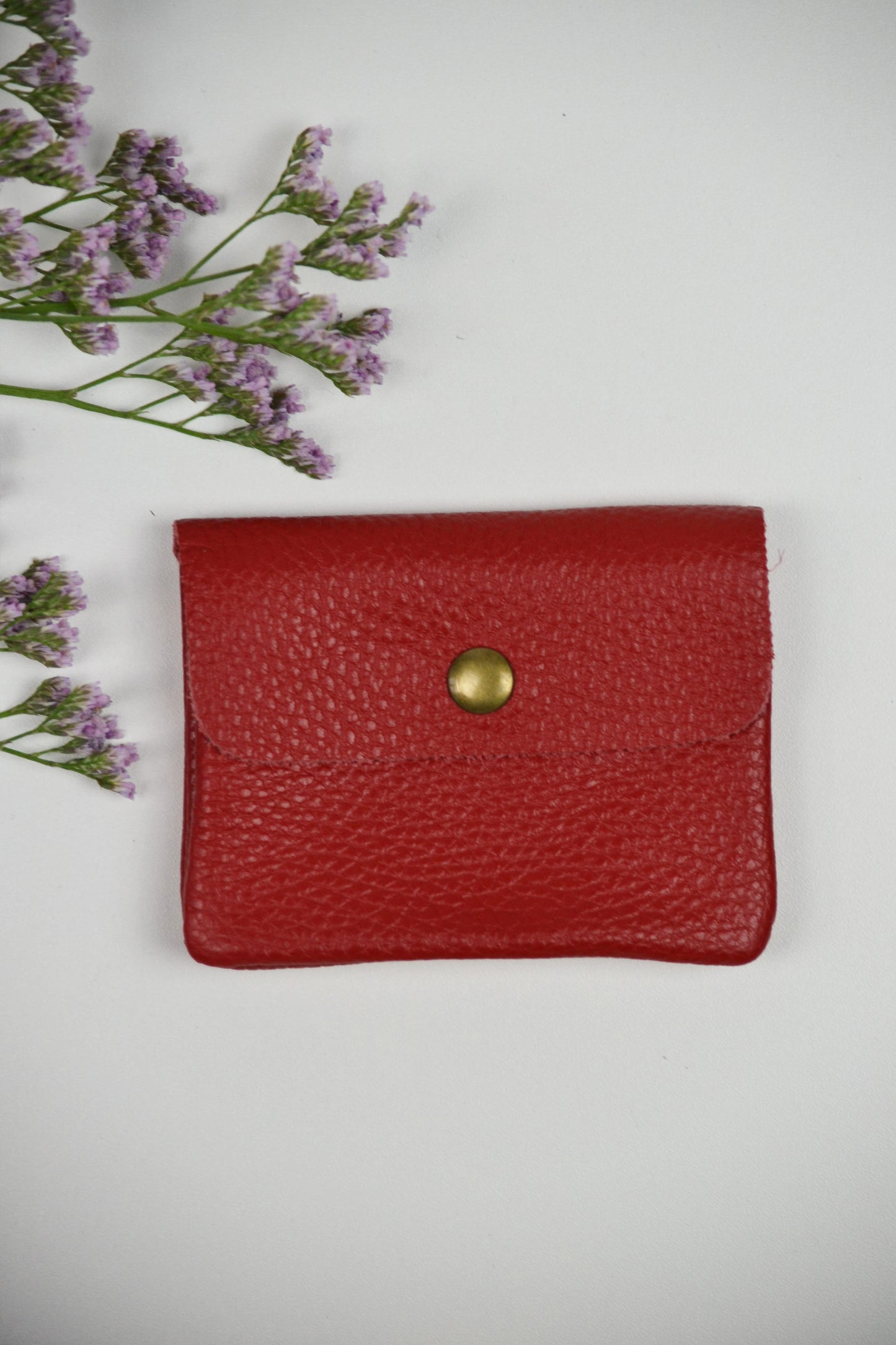 Geldbörse (Leder) - Rot