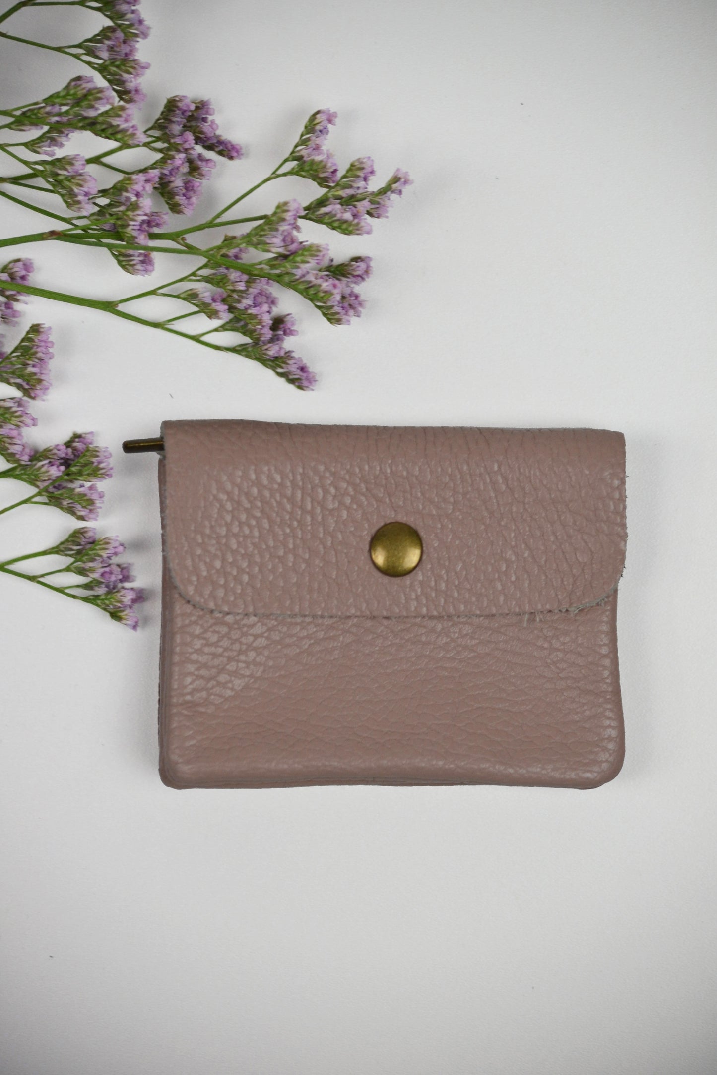 Geldbörse (Leder) - Altrosa