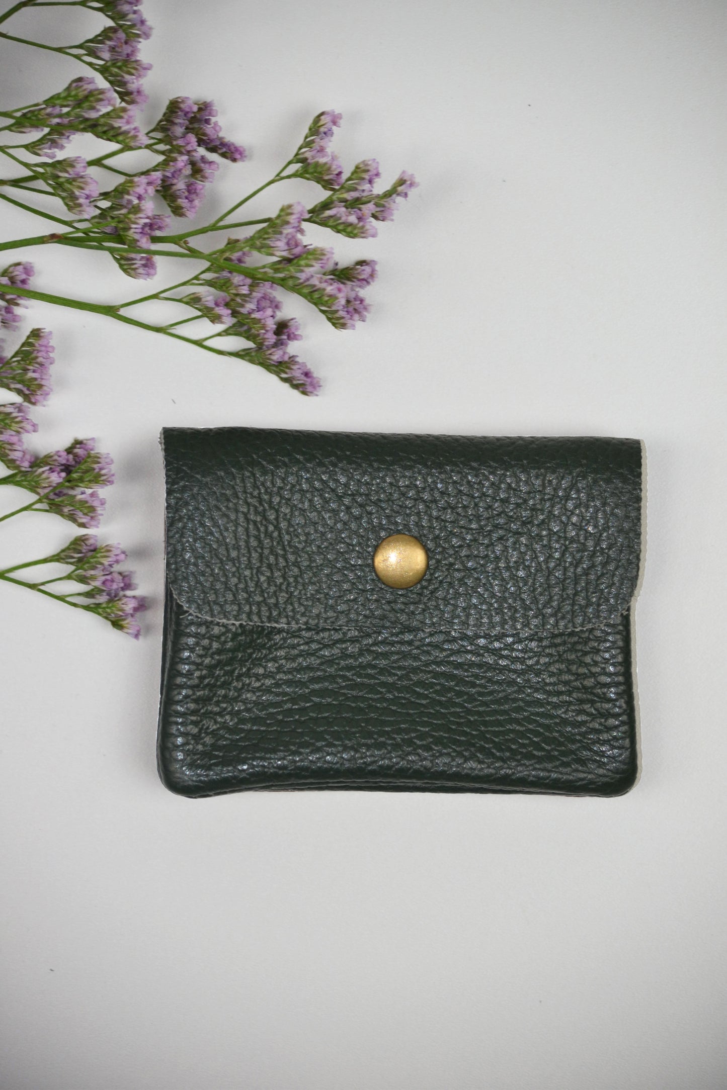 Geldbörse (Leder) - Dunkelgrün
