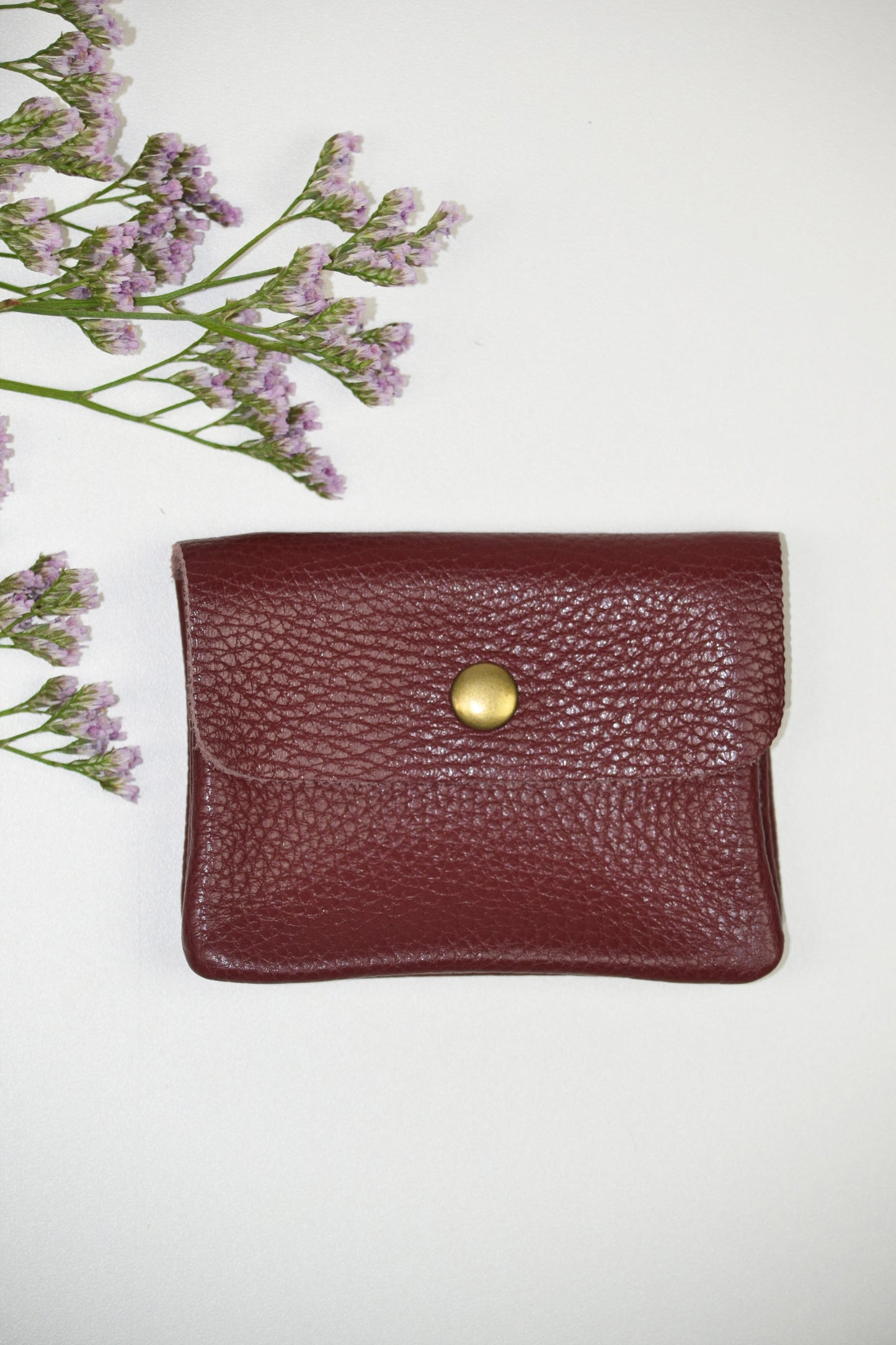 Geldbörse (Leder) - Rotbraun