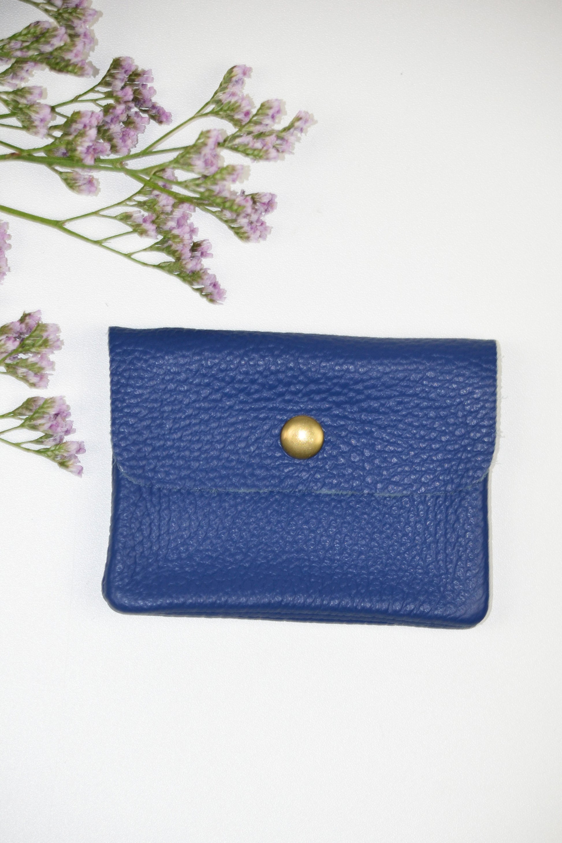 Geldbörse (Leder) - Blau