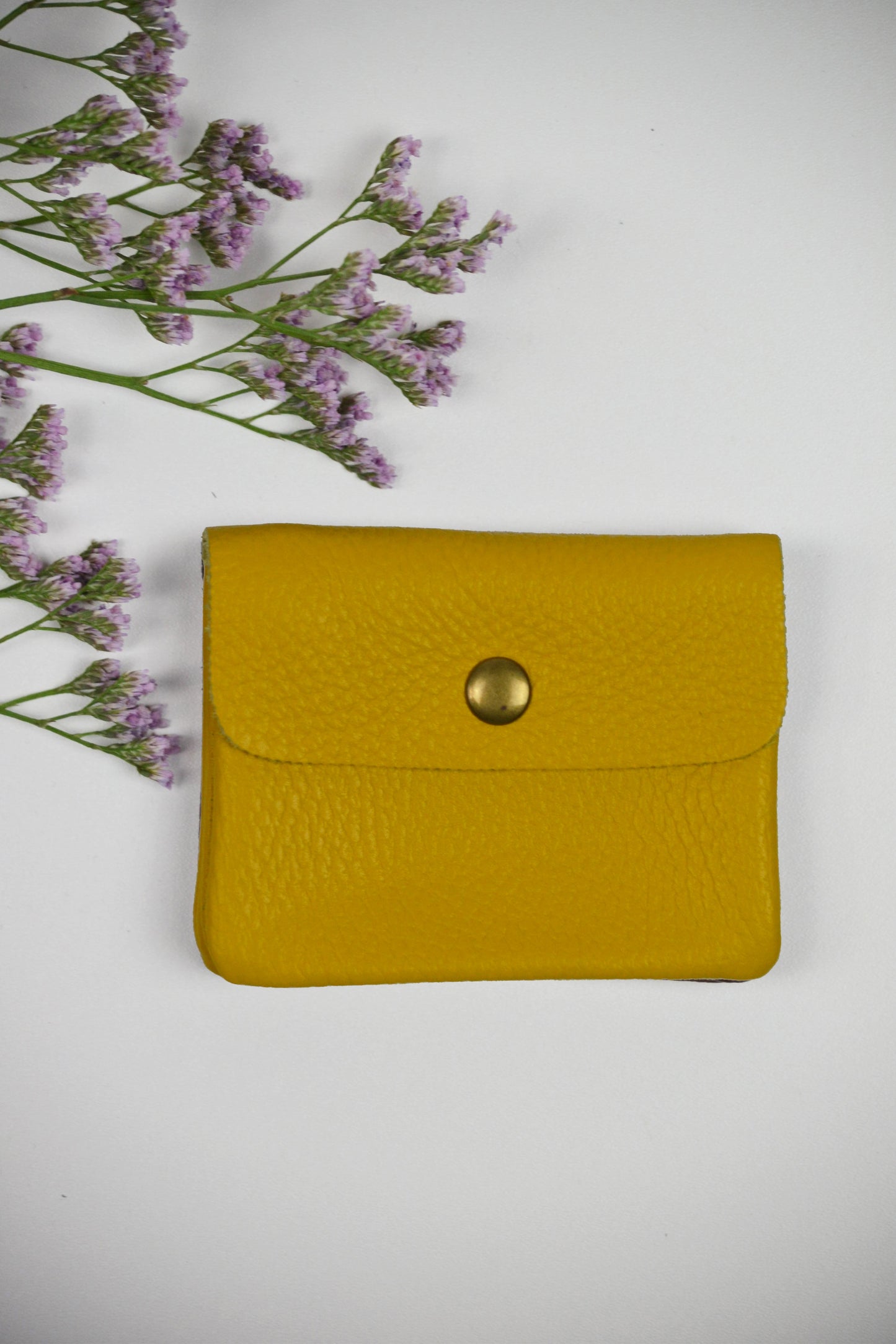 Geldbörse (Leder) - Gelb