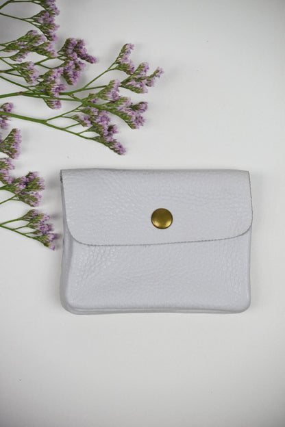 Geldbörse (Leder) - Weiß