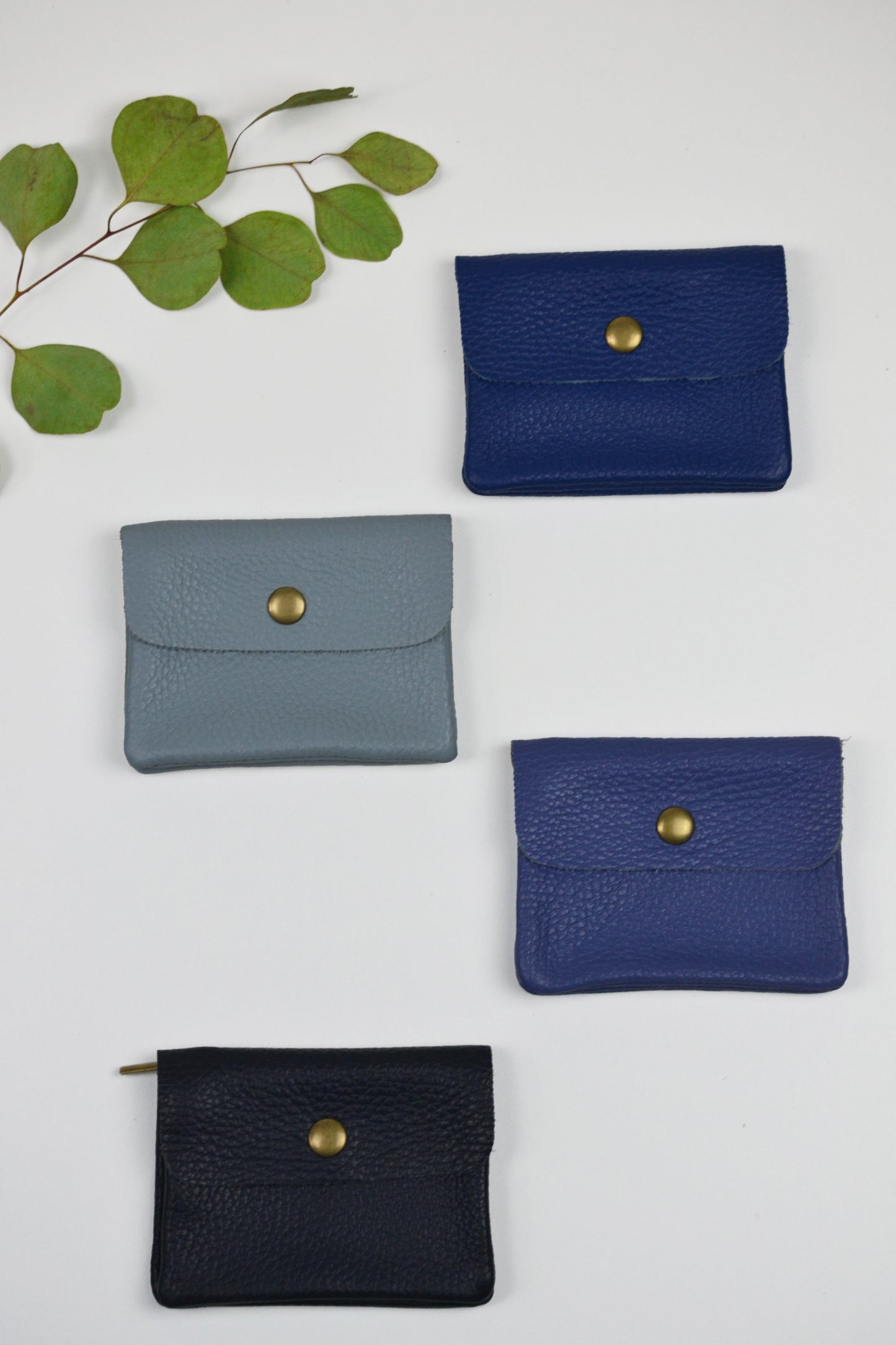 Geldbörse (Leder) - Blau