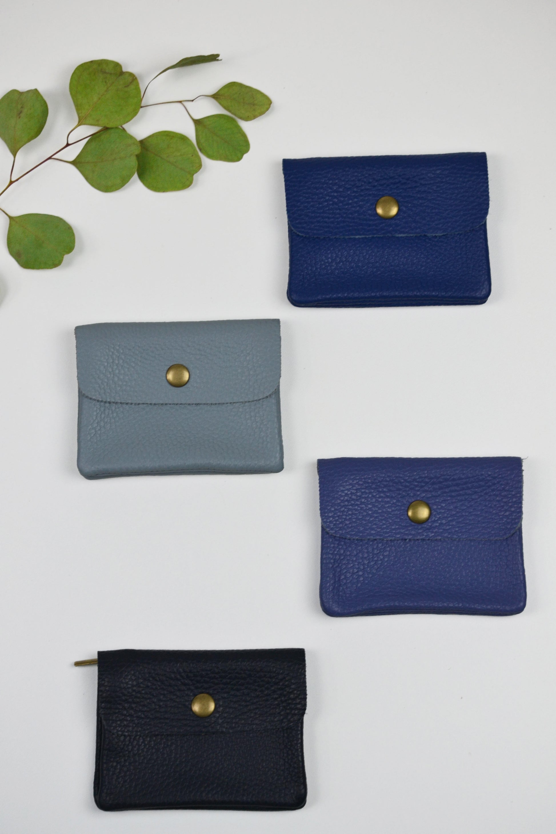 Geldbörse (Leder) - Blau