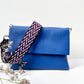 Clutch (Leder) - Blau