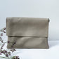 Clutch (Leder) - Beige