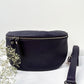 Crossbody Bauchtasche (Leder) - Lila